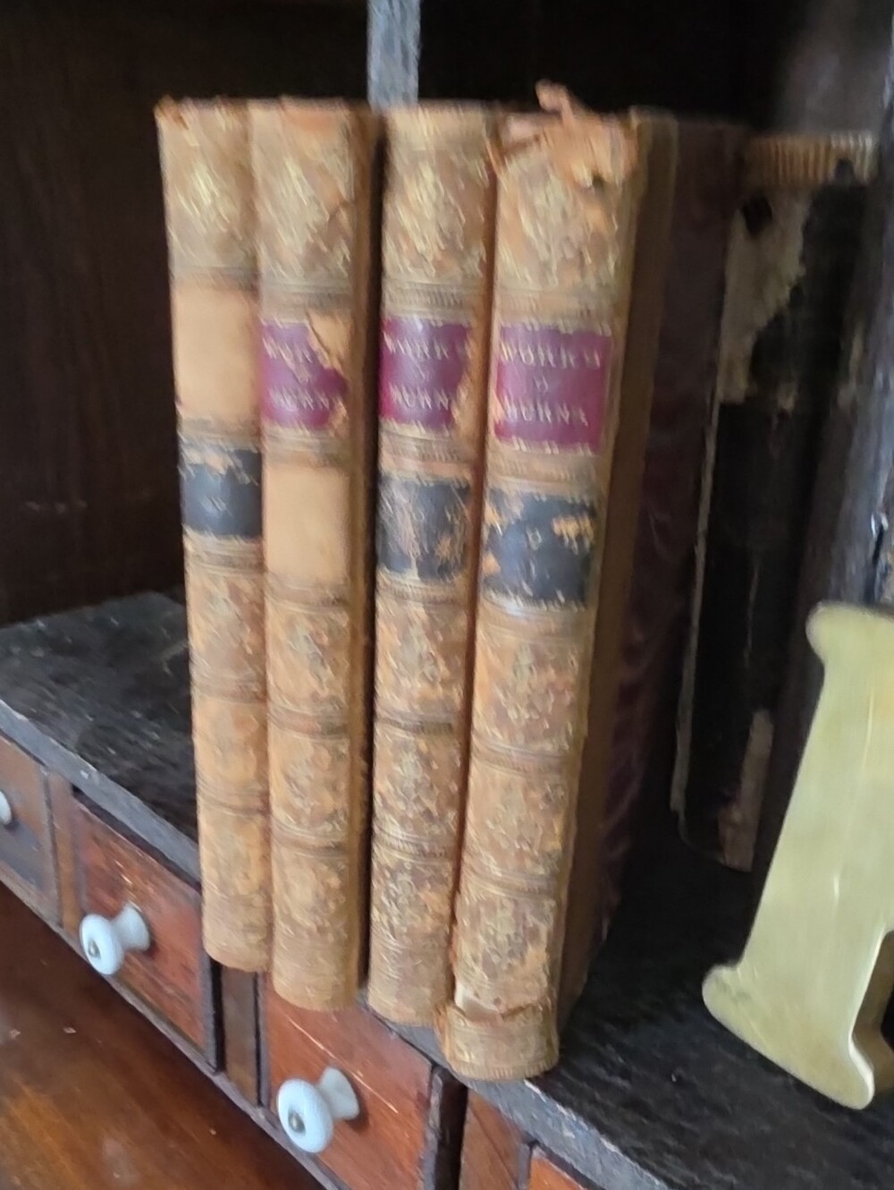 Vintage Leather- Life And Works Of Burns Bolume 1- 4